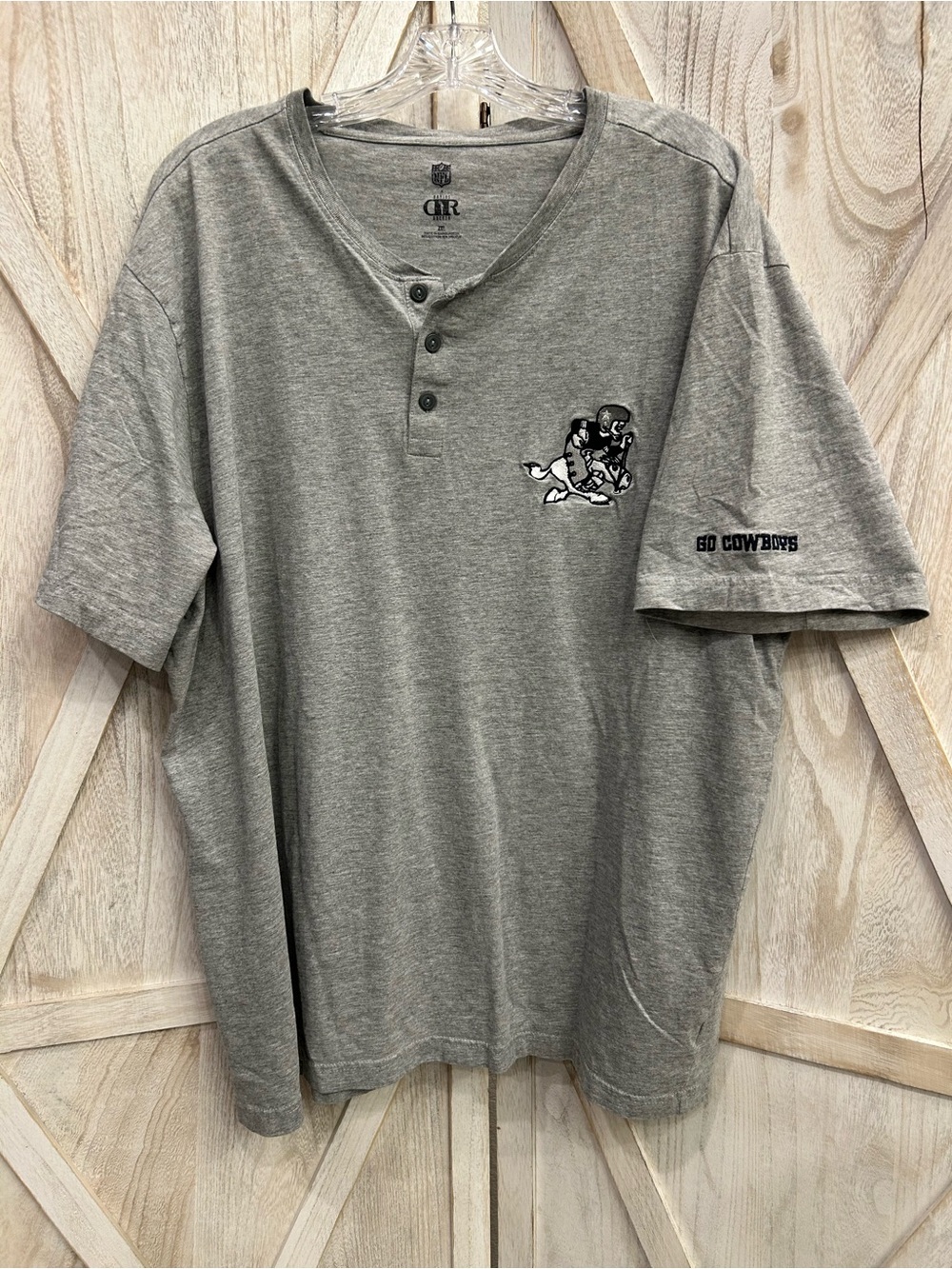 Men’s NFL X Darius Rucker Collection by Fanatics Heather Gray Dallas Cowboys